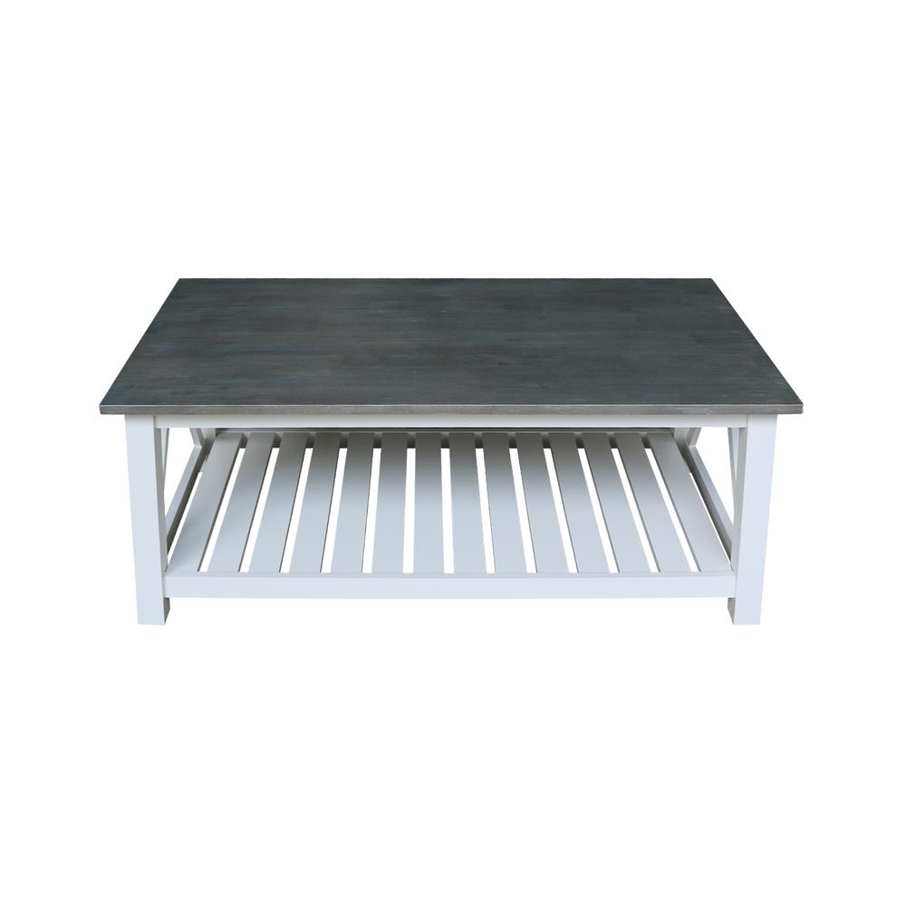 Surrey Coffee Table, White/heather gray. Picture 6