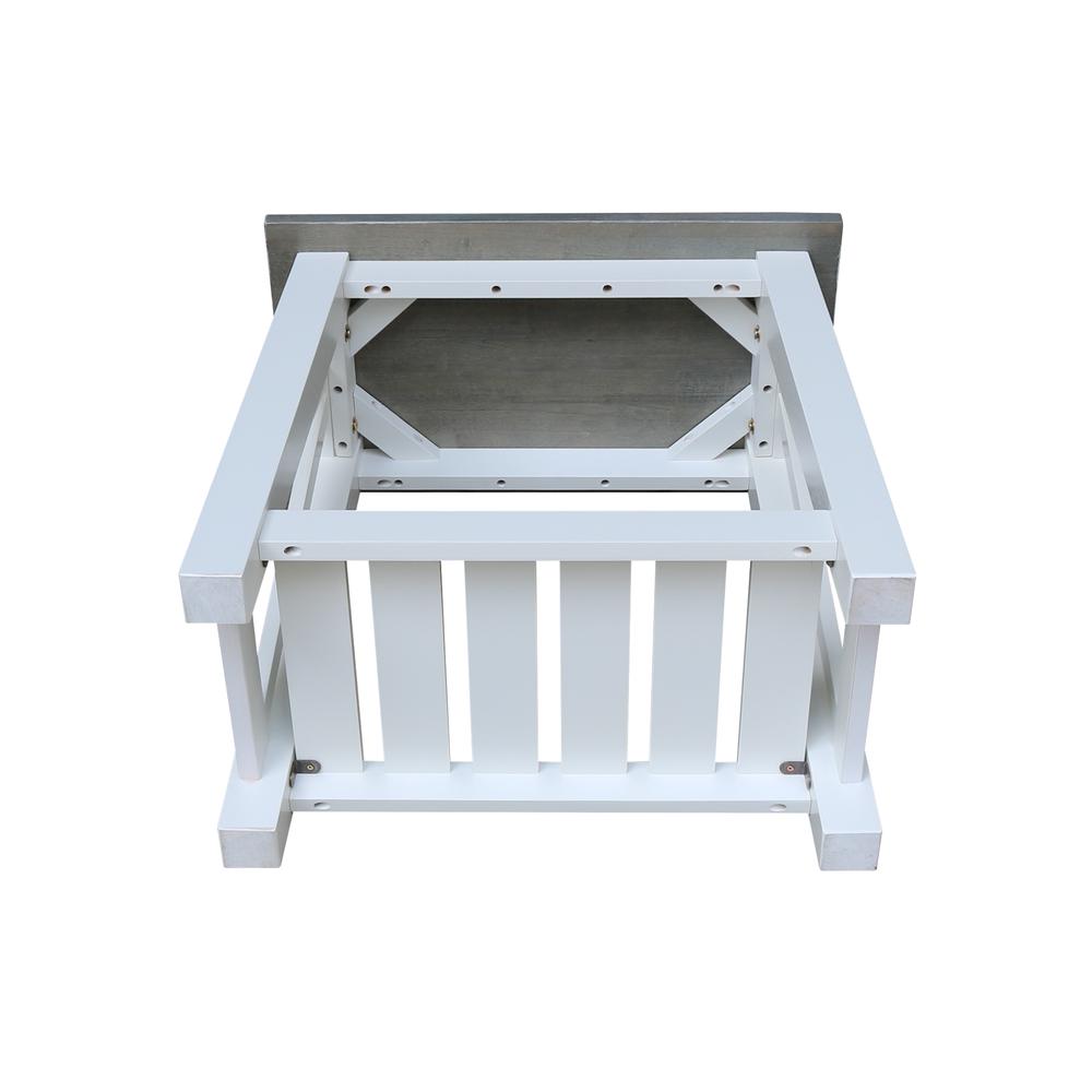 Surrey Side Table, White/heather gray. Picture 7