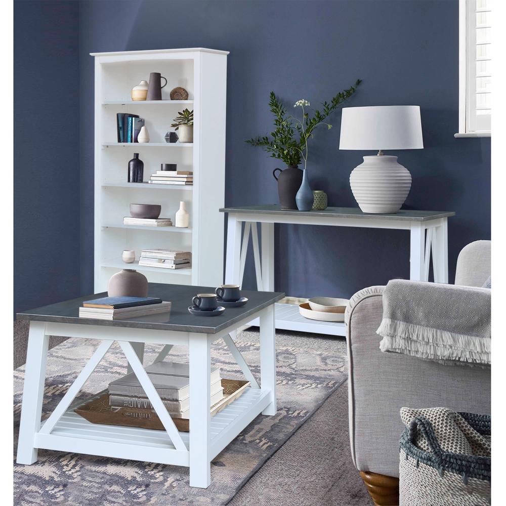 Surrey Console/Sofa Table, White/heather gray. Picture 9