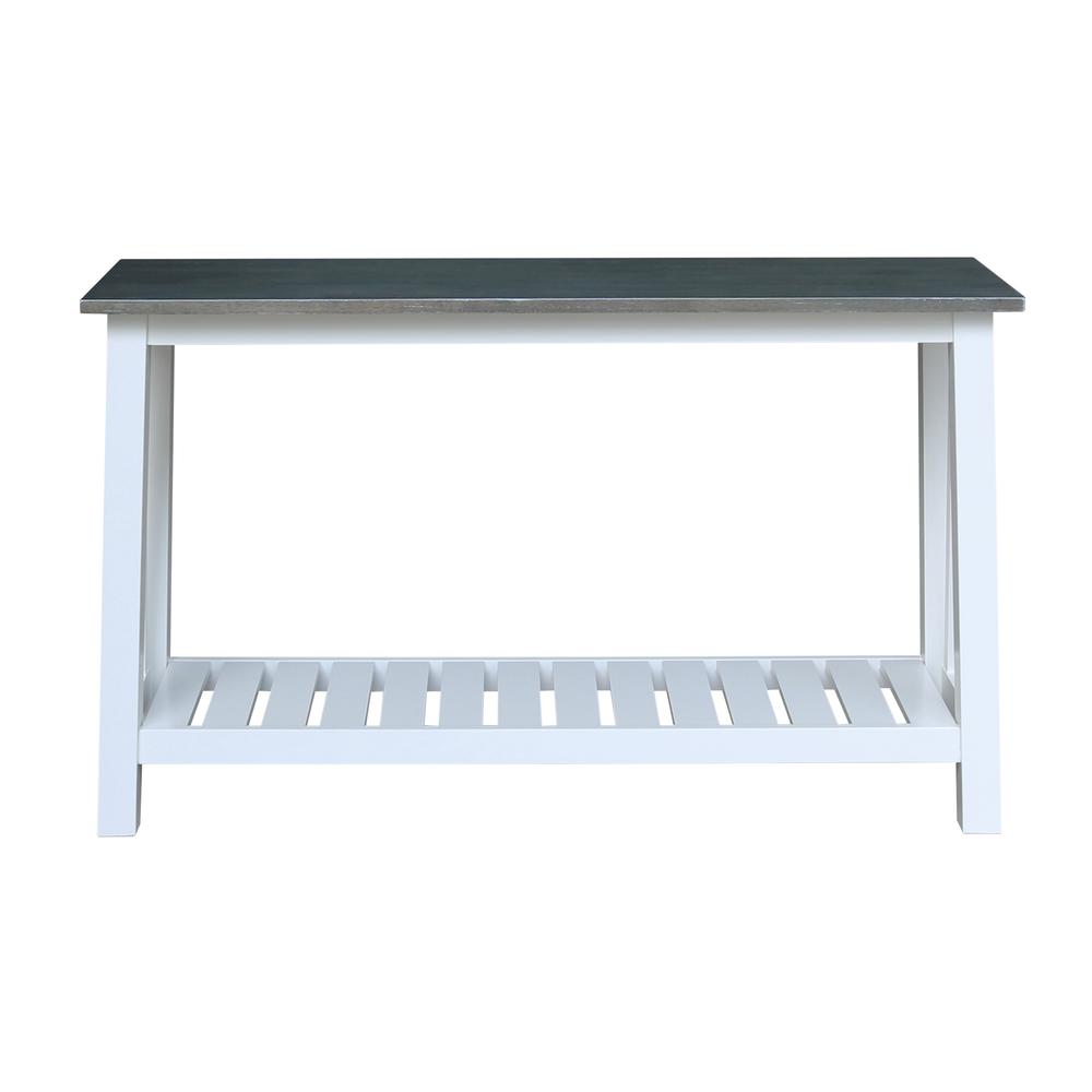 Surrey Console/Sofa Table, White/heather gray. Picture 3