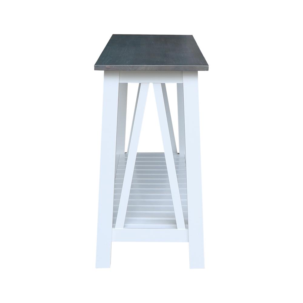 Surrey Console/Sofa Table, White/heather gray. Picture 5