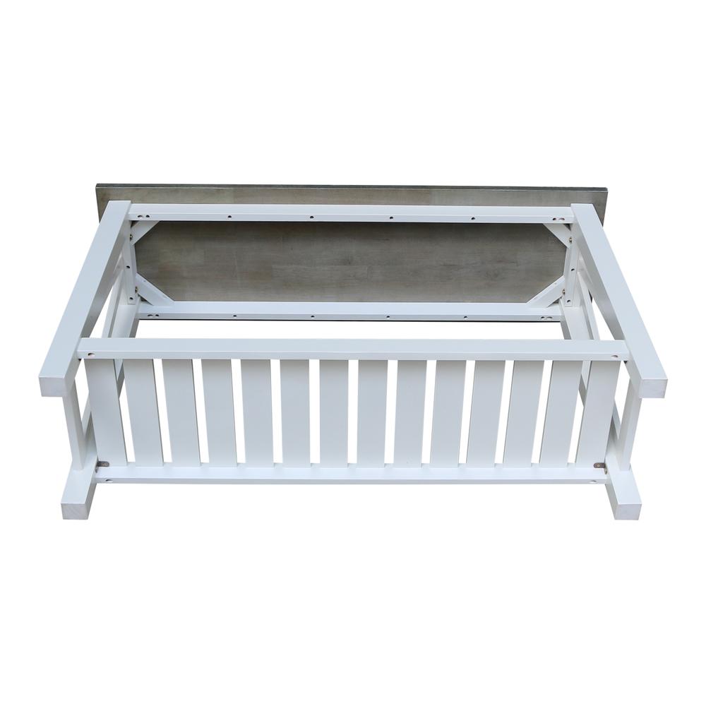Surrey Console/Sofa Table, White/heather gray. Picture 7