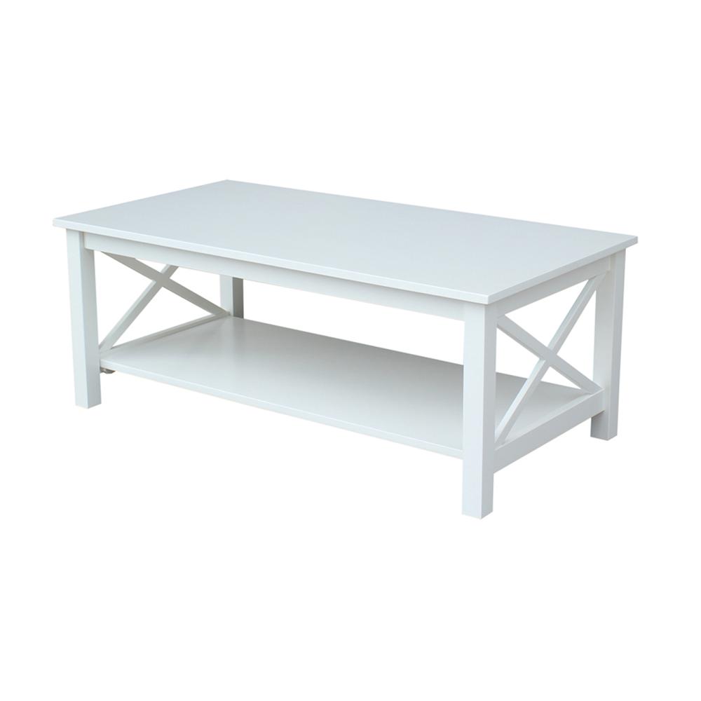 Hampton Coffee Table, White. Picture 7