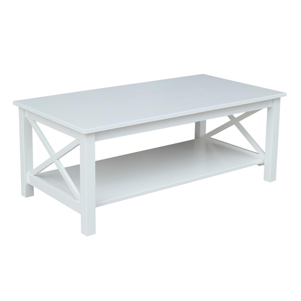 Hampton Coffee Table, White. Picture 2