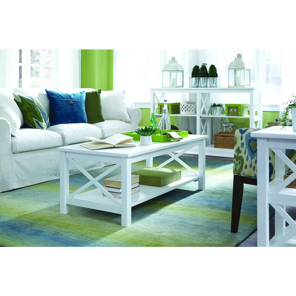 Hampton Coffee Table, White. Picture 6