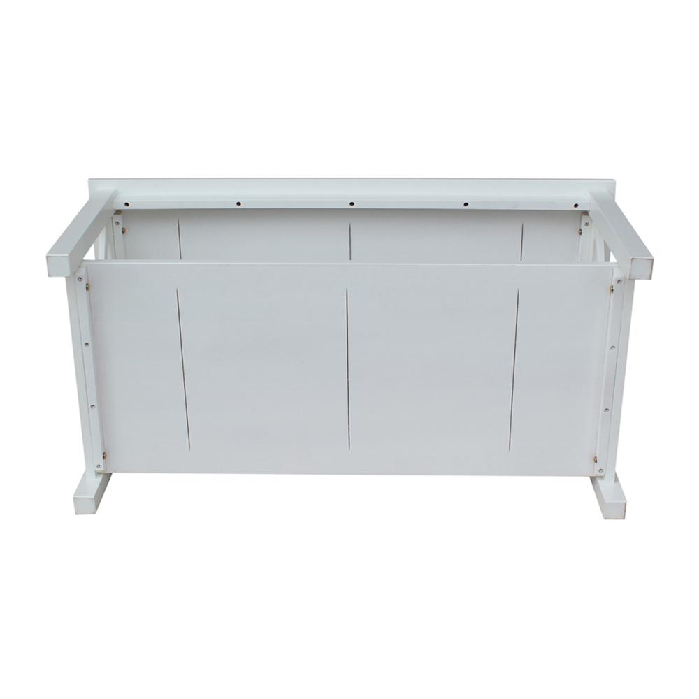 Hampton Coffee Table, White. Picture 4