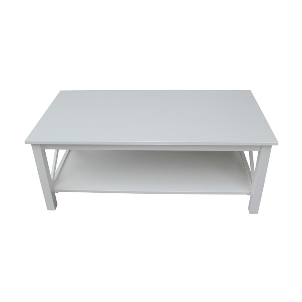 Hampton Coffee Table, White. Picture 5