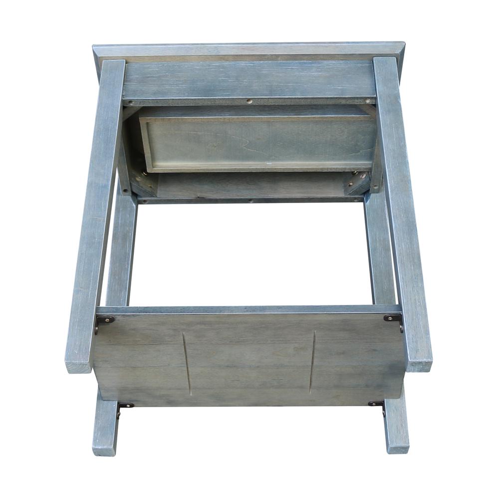 Narrow End Table, Heather grey-antique washed. Picture 8