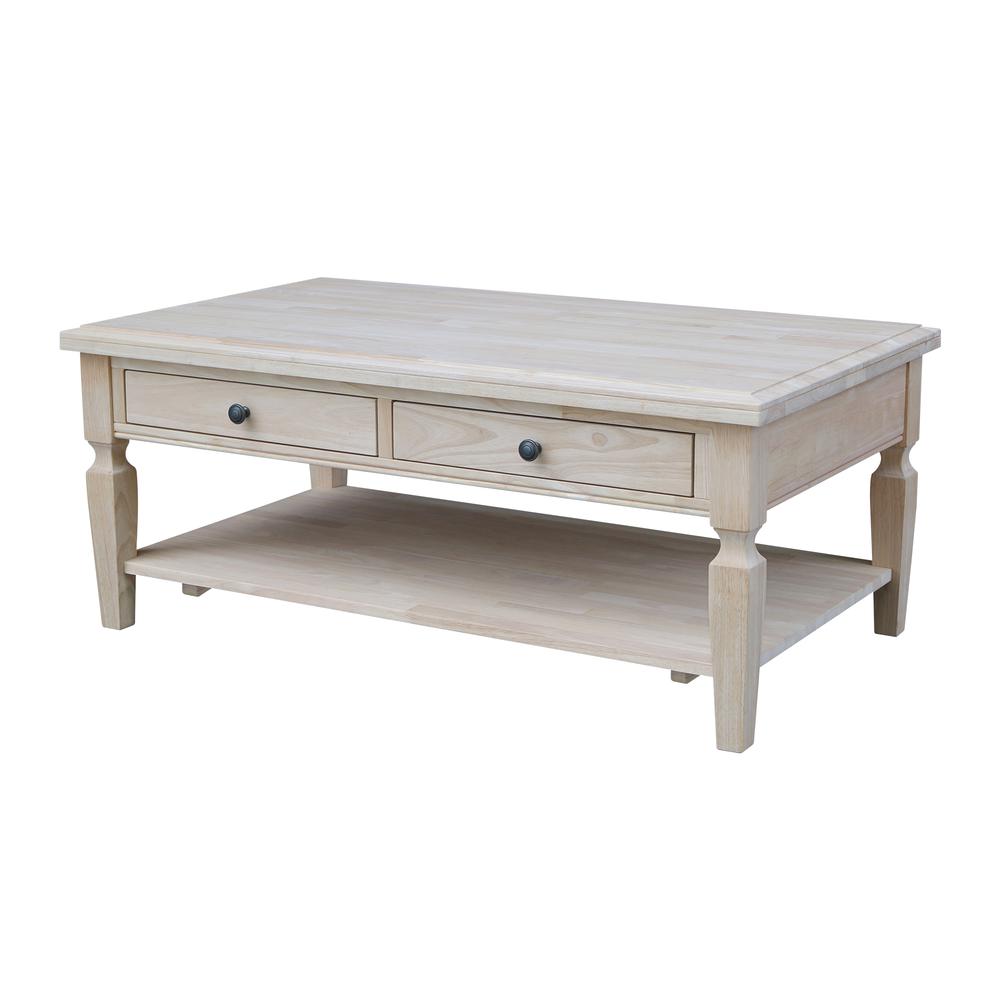 Vista Coffee Table, Unfinished, Unfinished. Picture 10