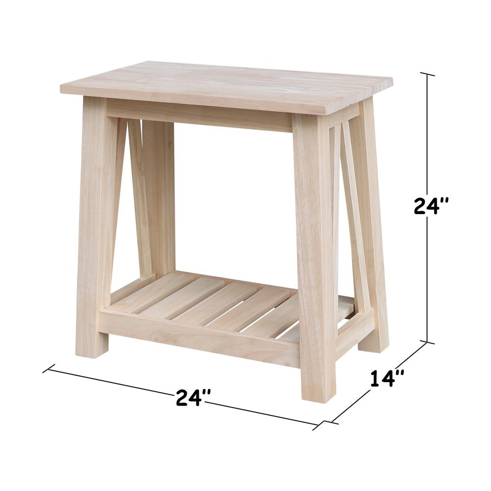Surrey Side Table, Ready to finish. Picture 7