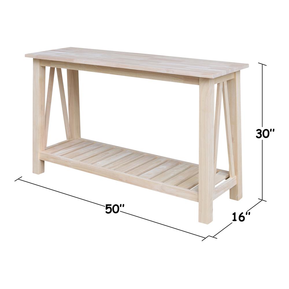 Surrey Console/Sofa Table, Ready to finish. Picture 7
