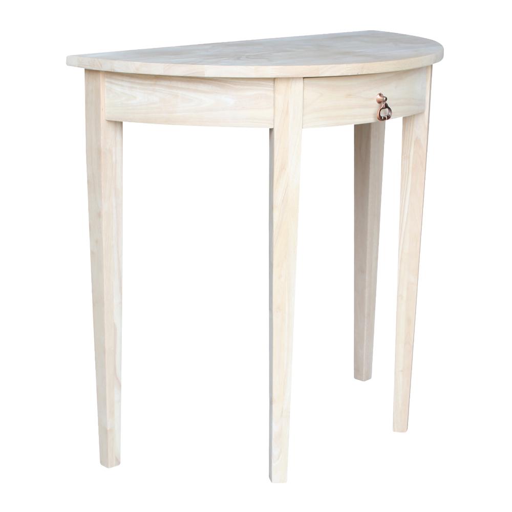 Half Round Table, Unfinished. Picture 4