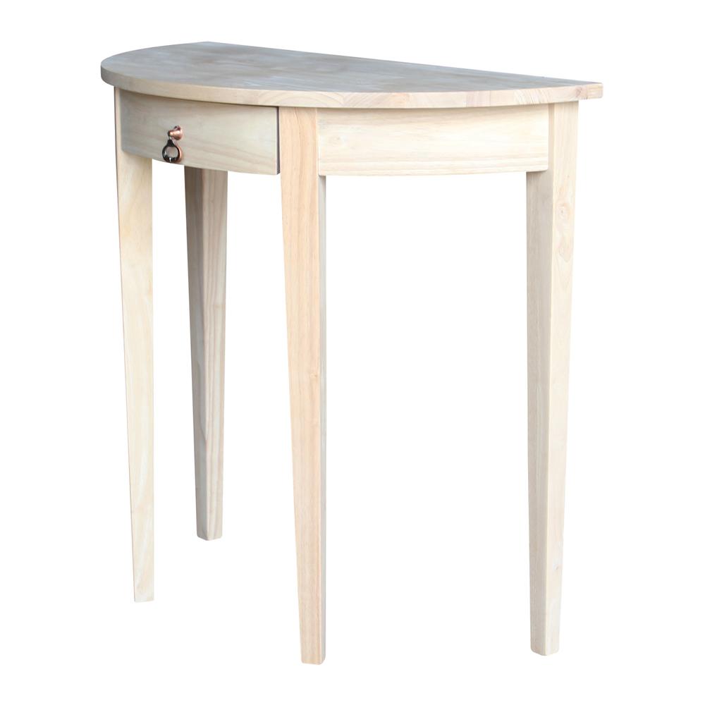 Half Round Table, Unfinished. Picture 6