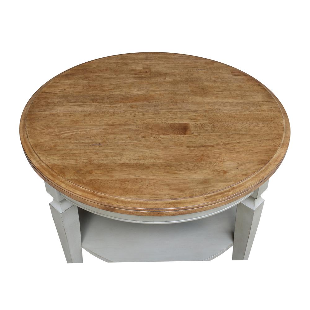 Vista Coffee Table, Hickory/Stone Finish, Hickory/Stone. Picture 14