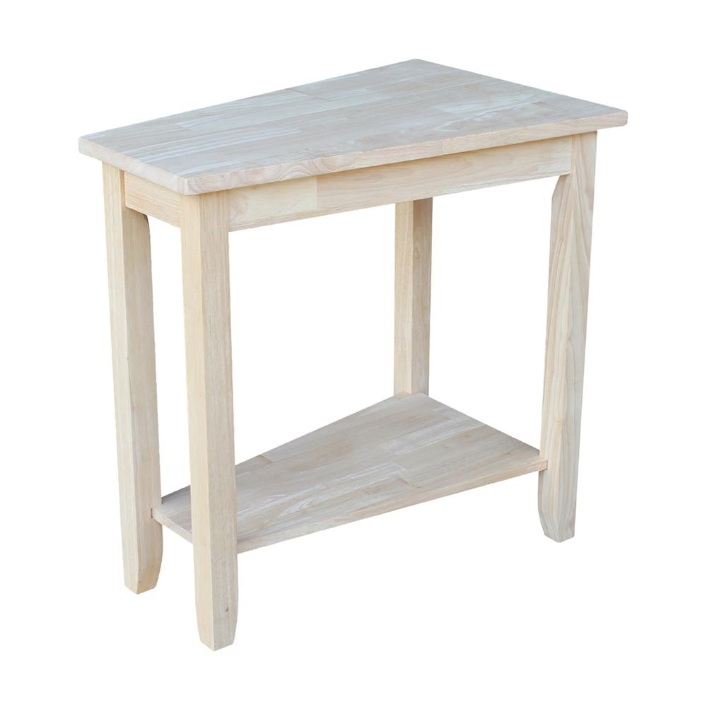 Keystone Accent Table, Unfinished. Picture 1