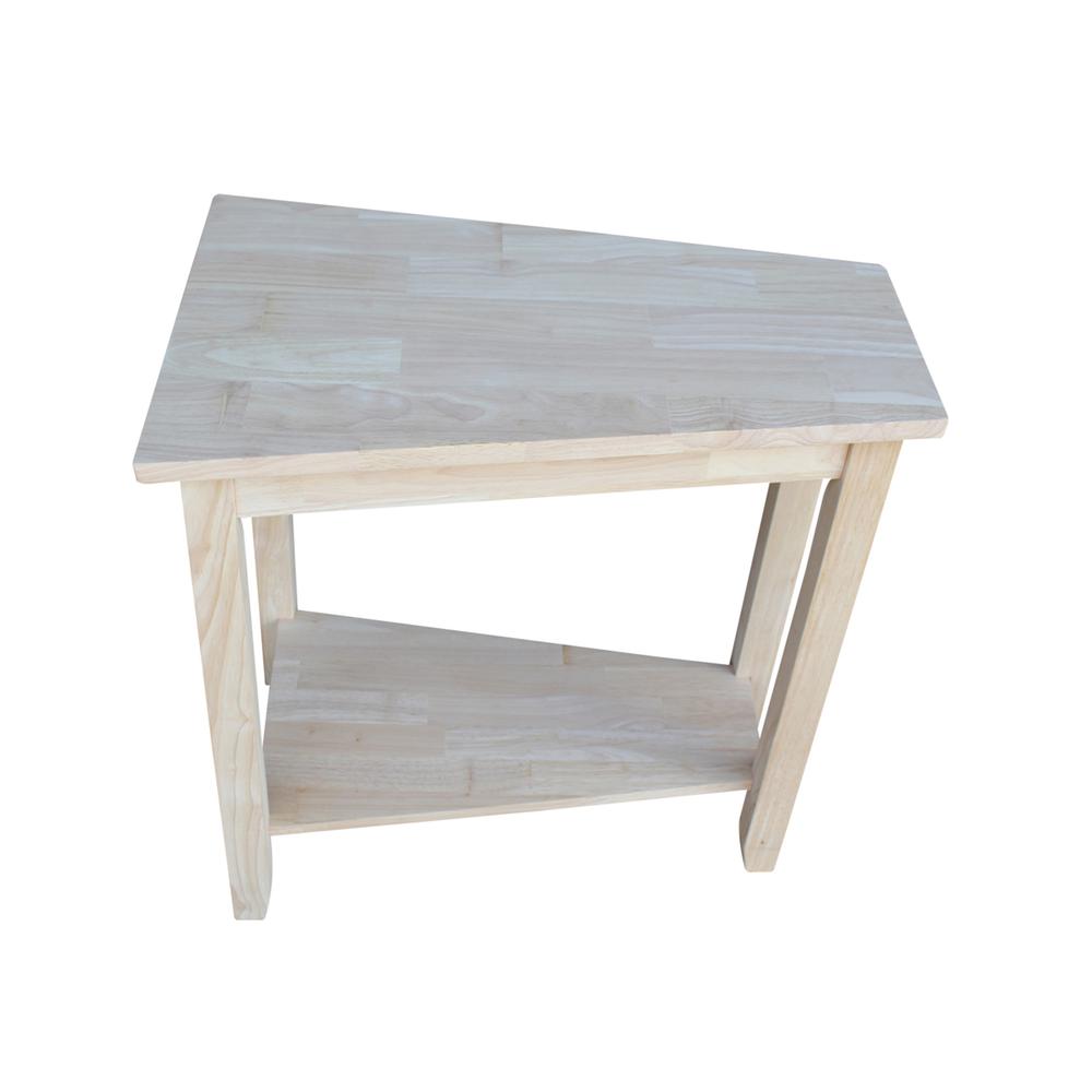 Keystone Accent Table, Unfinished. Picture 6