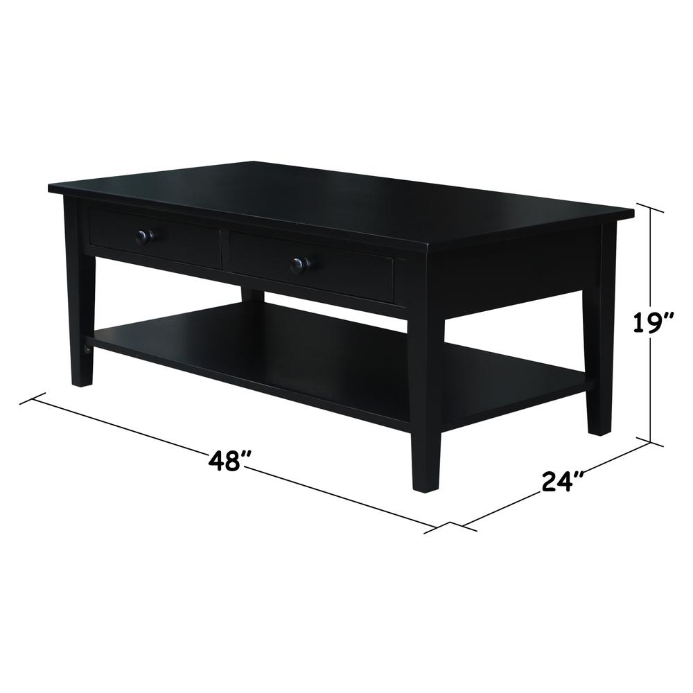 Spencer Coffee Table in Black. Picture 11