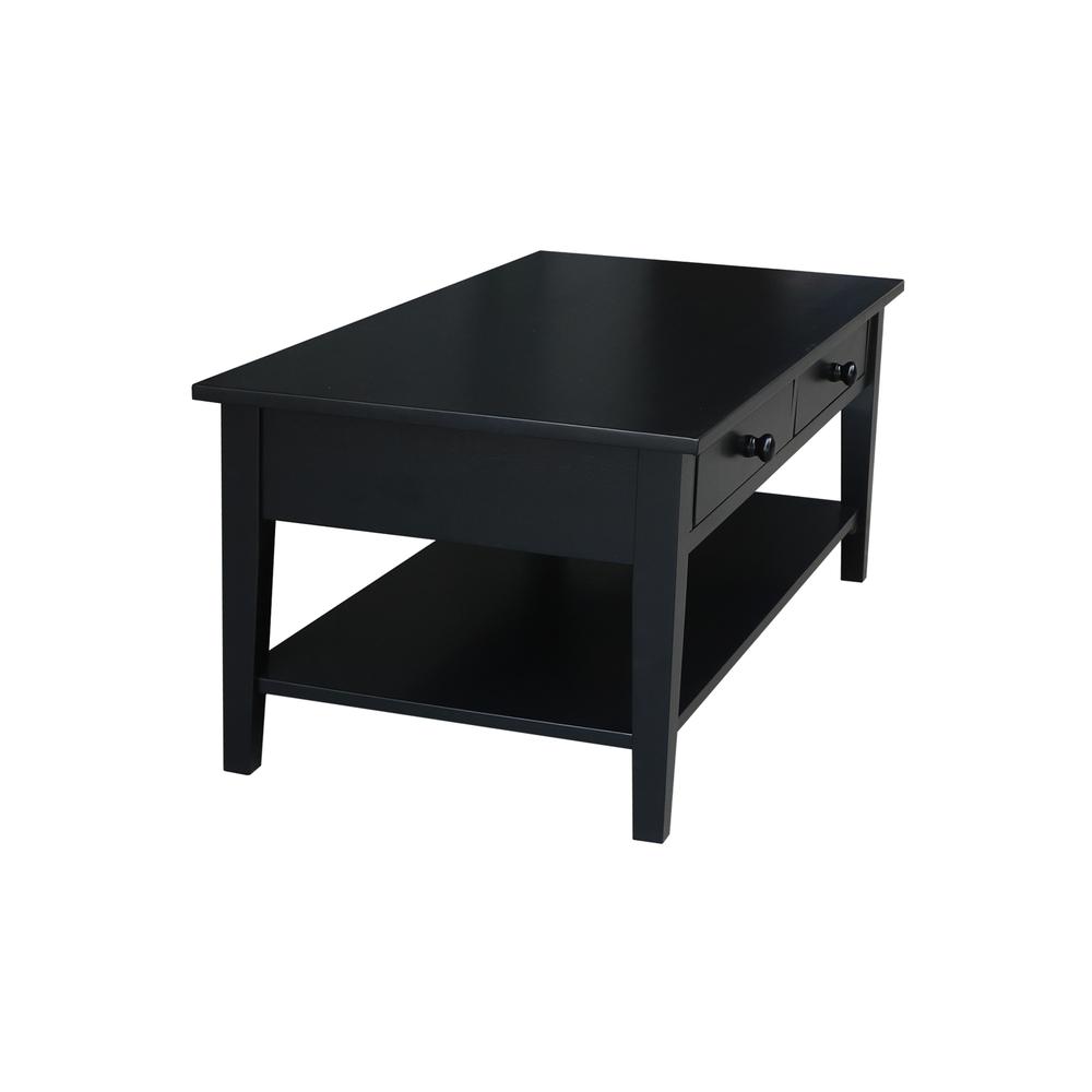 Spencer Coffee Table in Black. Picture 4