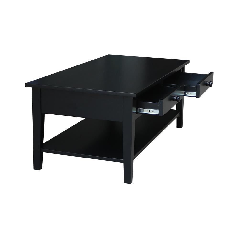 Spencer Coffee Table in Black. Picture 8