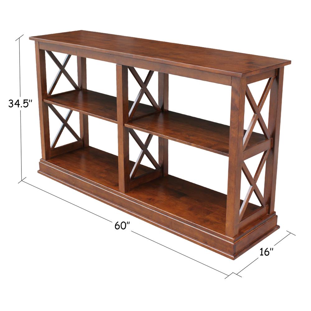 Hampton Console  Table, Espresso. Picture 16