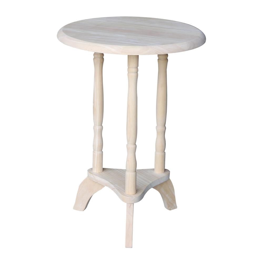 Round Plant Table , Unfinished. Picture 1