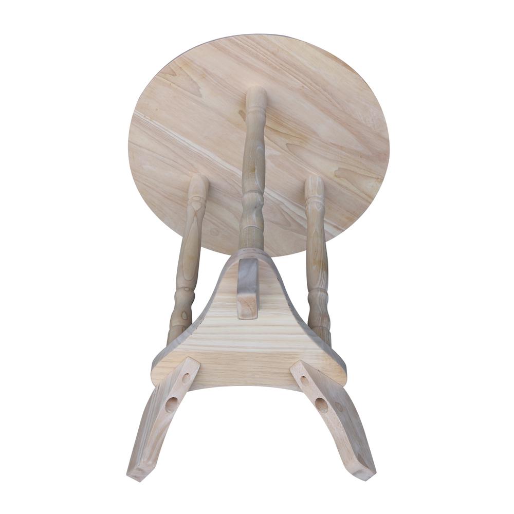 Round Plant Table , Unfinished. Picture 3
