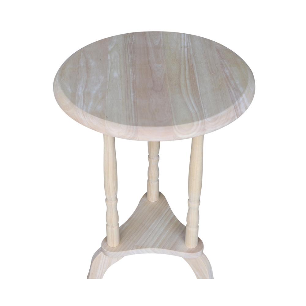 Round Plant Table , Unfinished. Picture 4