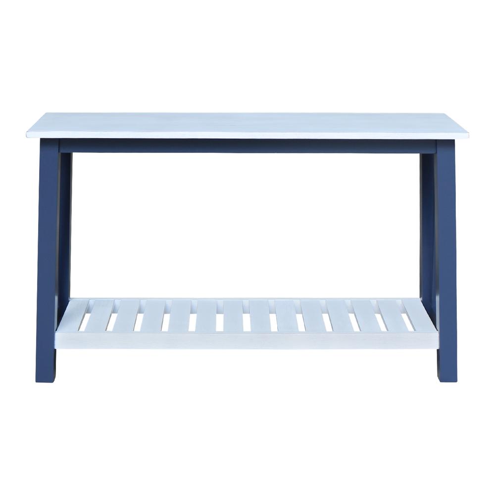 Surrey Console/Sofa Table, Blue/antiqued chalk. Picture 3