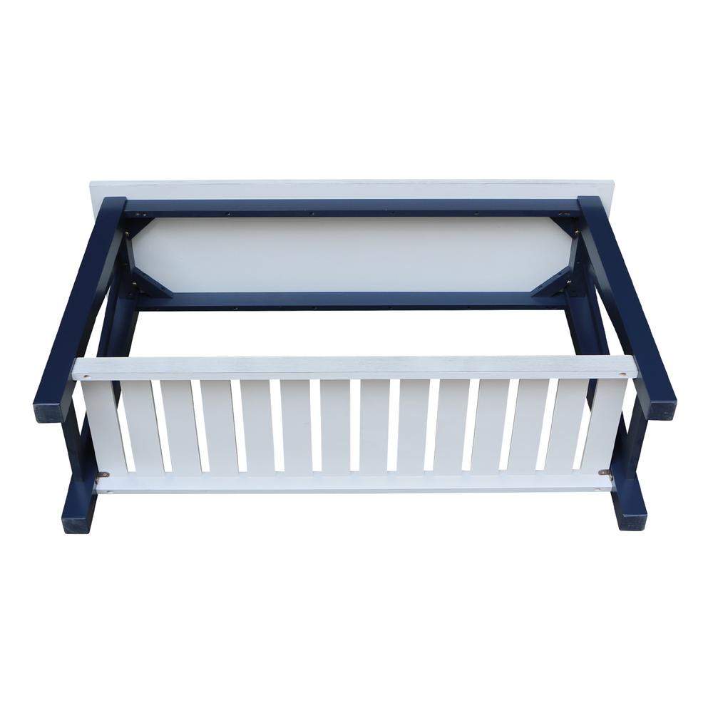 Surrey Console/Sofa Table, Blue/antiqued chalk. Picture 7