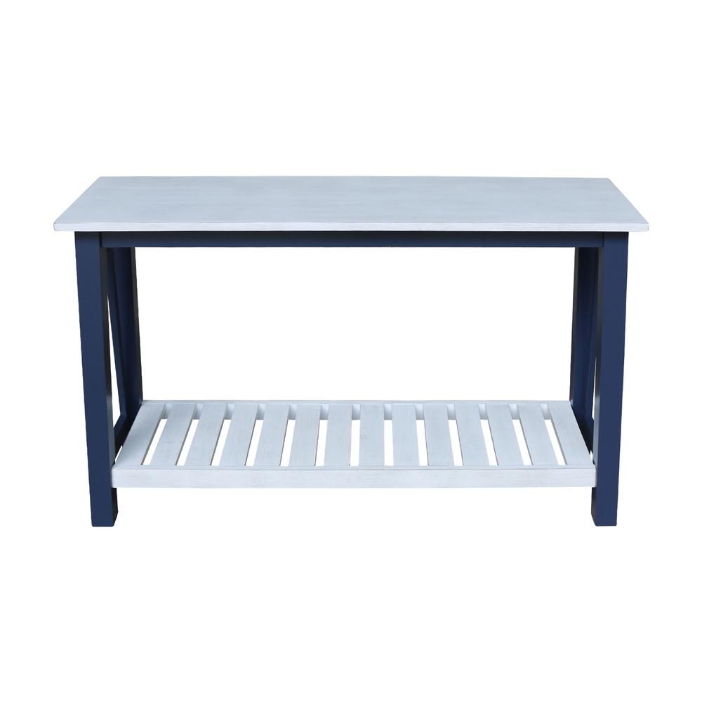 Surrey Console/Sofa Table, Blue/antiqued chalk. Picture 6