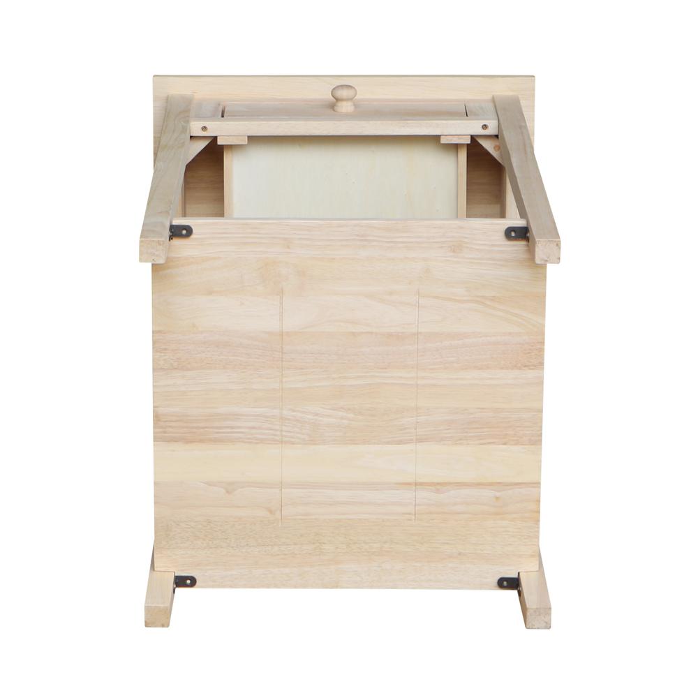 Hampton Bedside Table, Unfinished. Picture 8