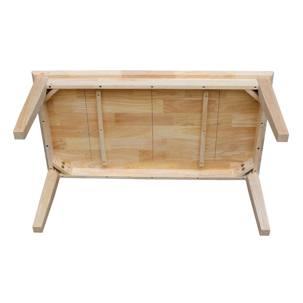 Shaker Coffee Table - Tall, Unfinished. Picture 4