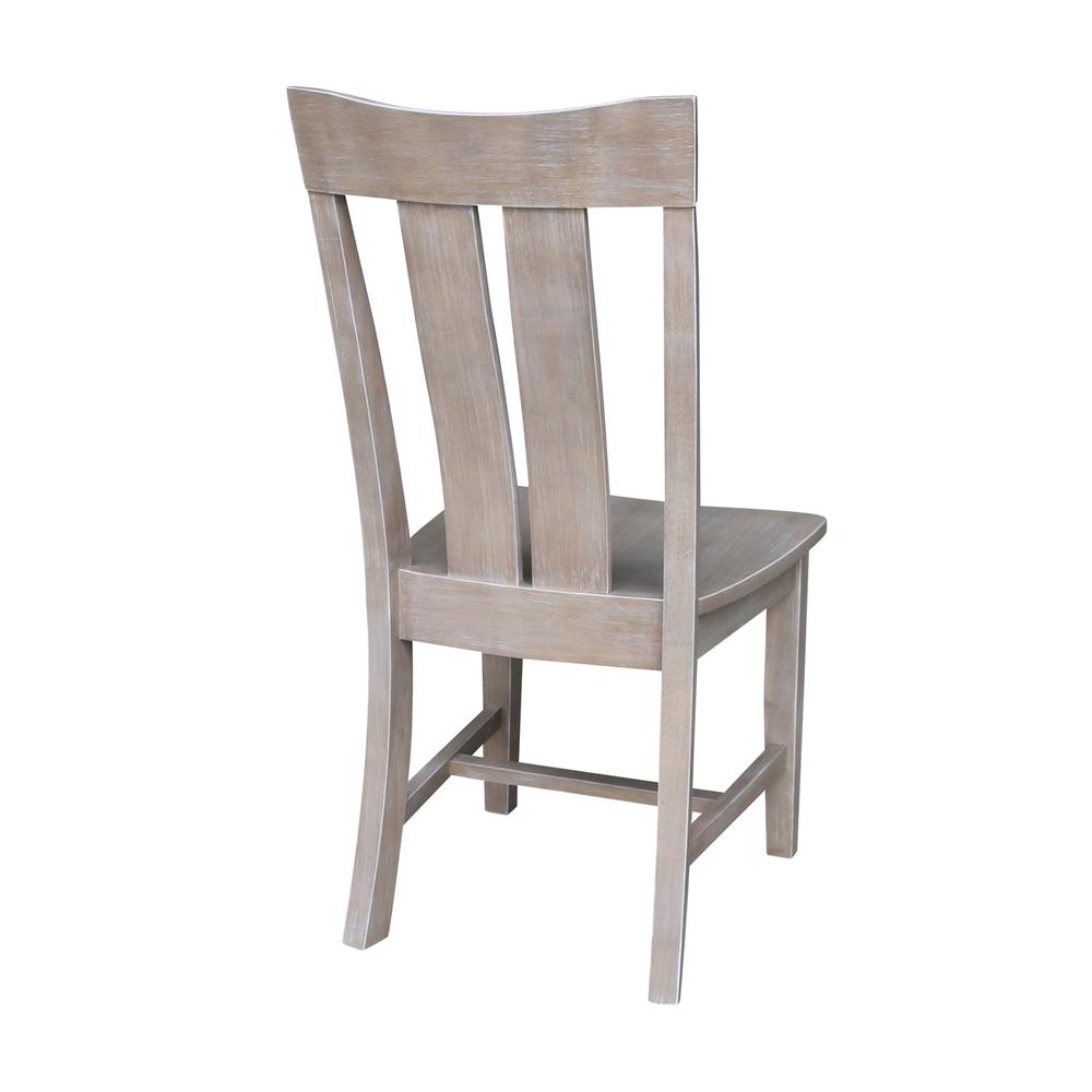 Set of Two Ava Chairs, Washed Gray Taupe. Picture 6