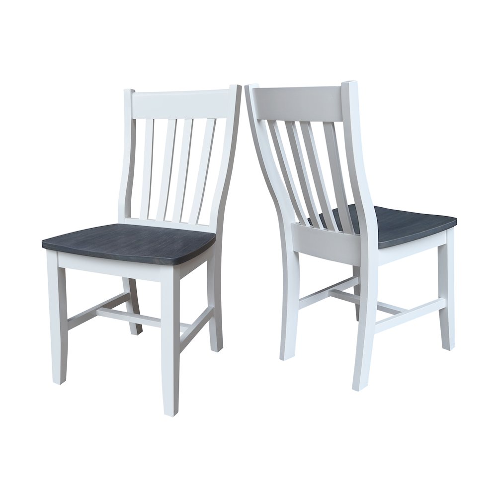 Set of Two Cafe Dining Chairs. Picture 1