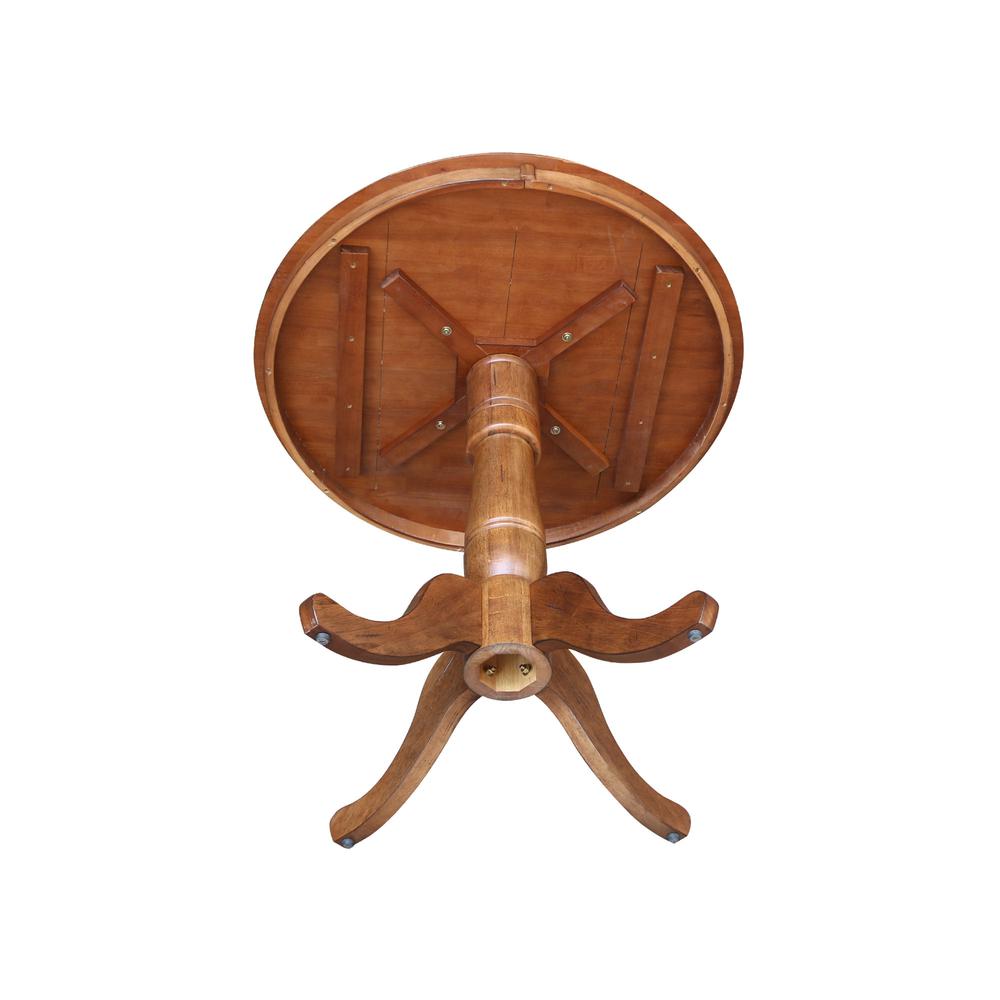 36" Round Top Pedestal Table - 35.1" Height. Picture 4
