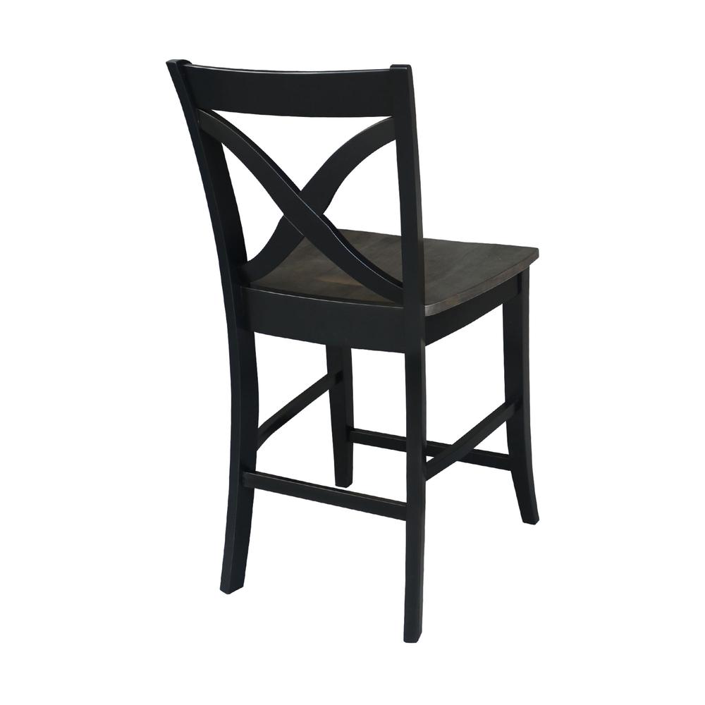 Cosmo Counter height Stool - 24" Seat Height , Coal. Picture 10