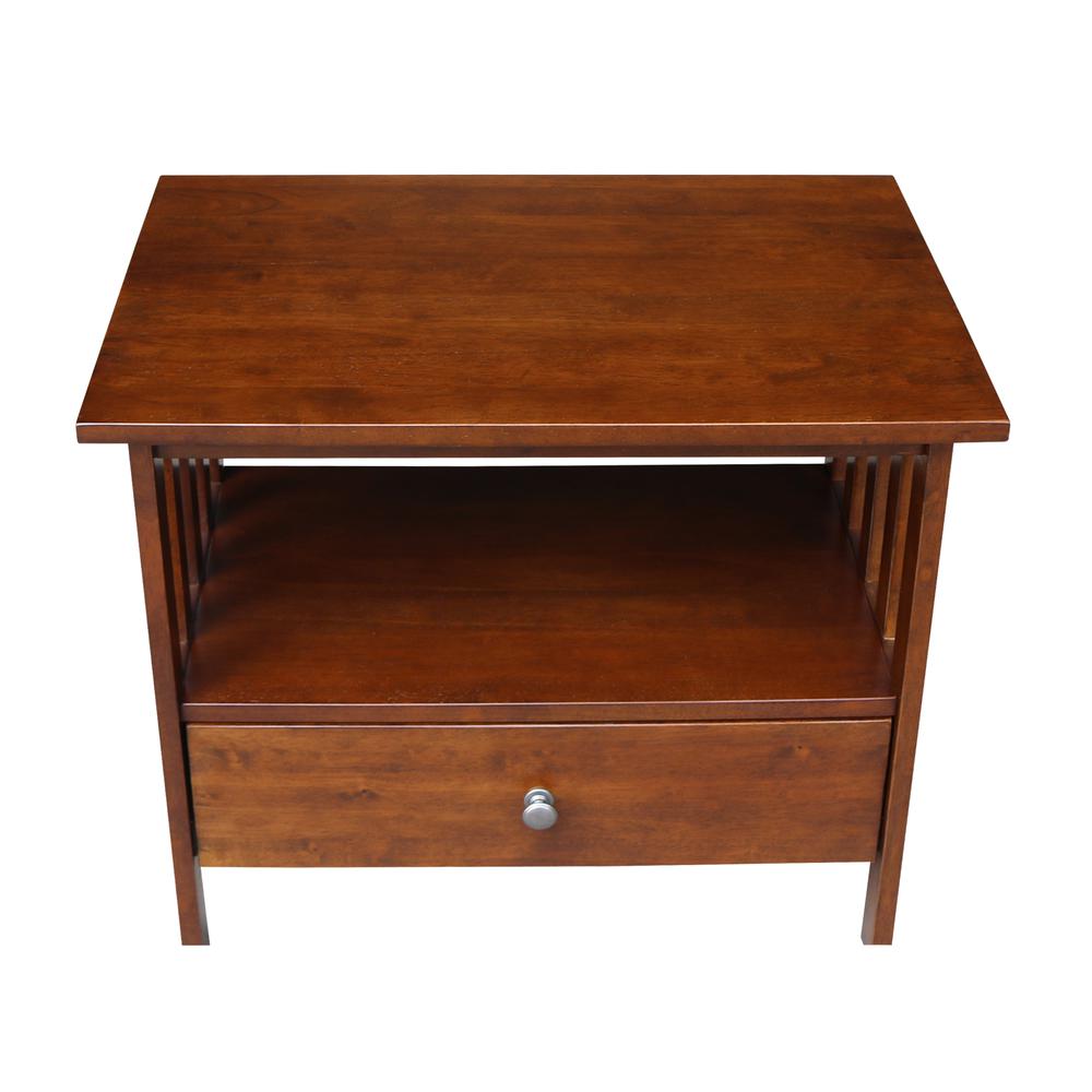 Mission Entertainment / TV Stand - 28", Espresso. Picture 2
