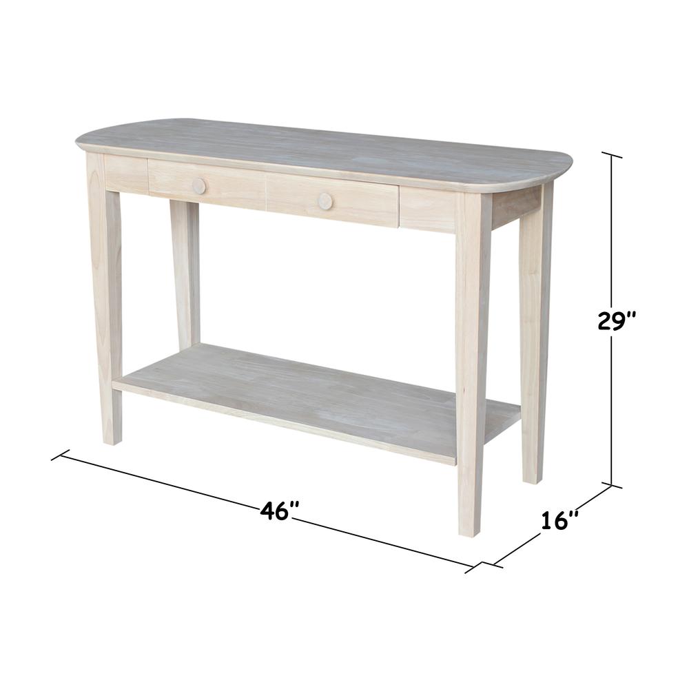 Philips Oval Sofa Table , Unfinished. Picture 10