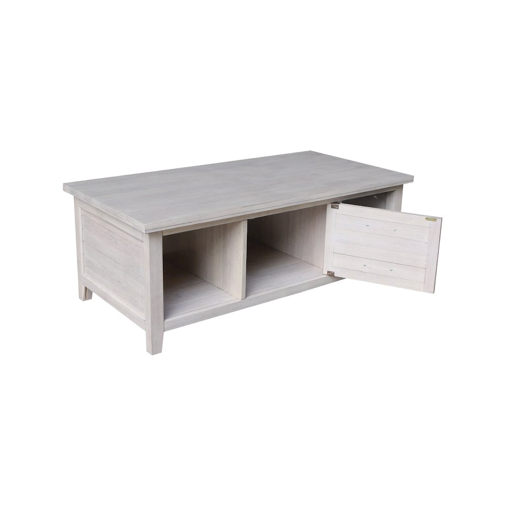 Sanibel Solid Wood Coffee Table. Picture 4