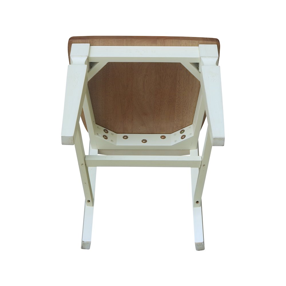 Set of Two Vista Slat Back Dining Chairs. Picture 7