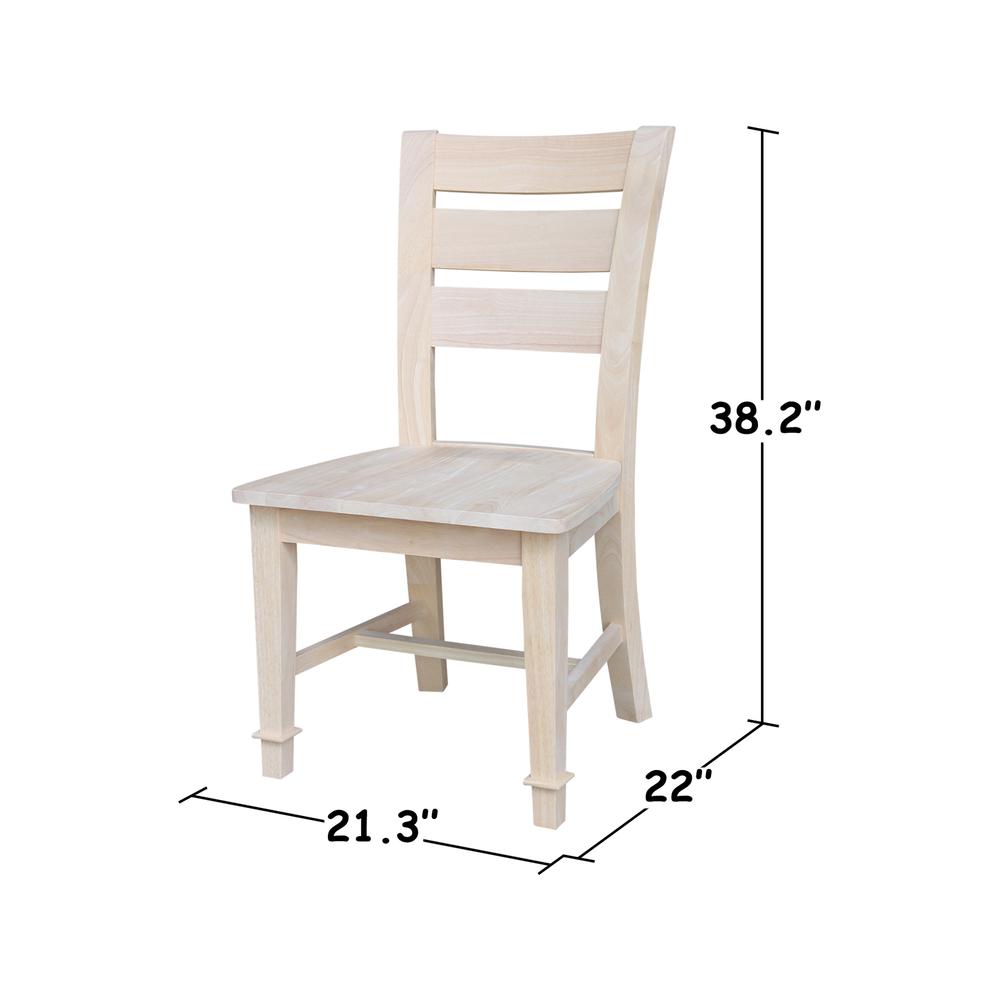 Set of Two Tuscany Chairs, Unfinished. Picture 8