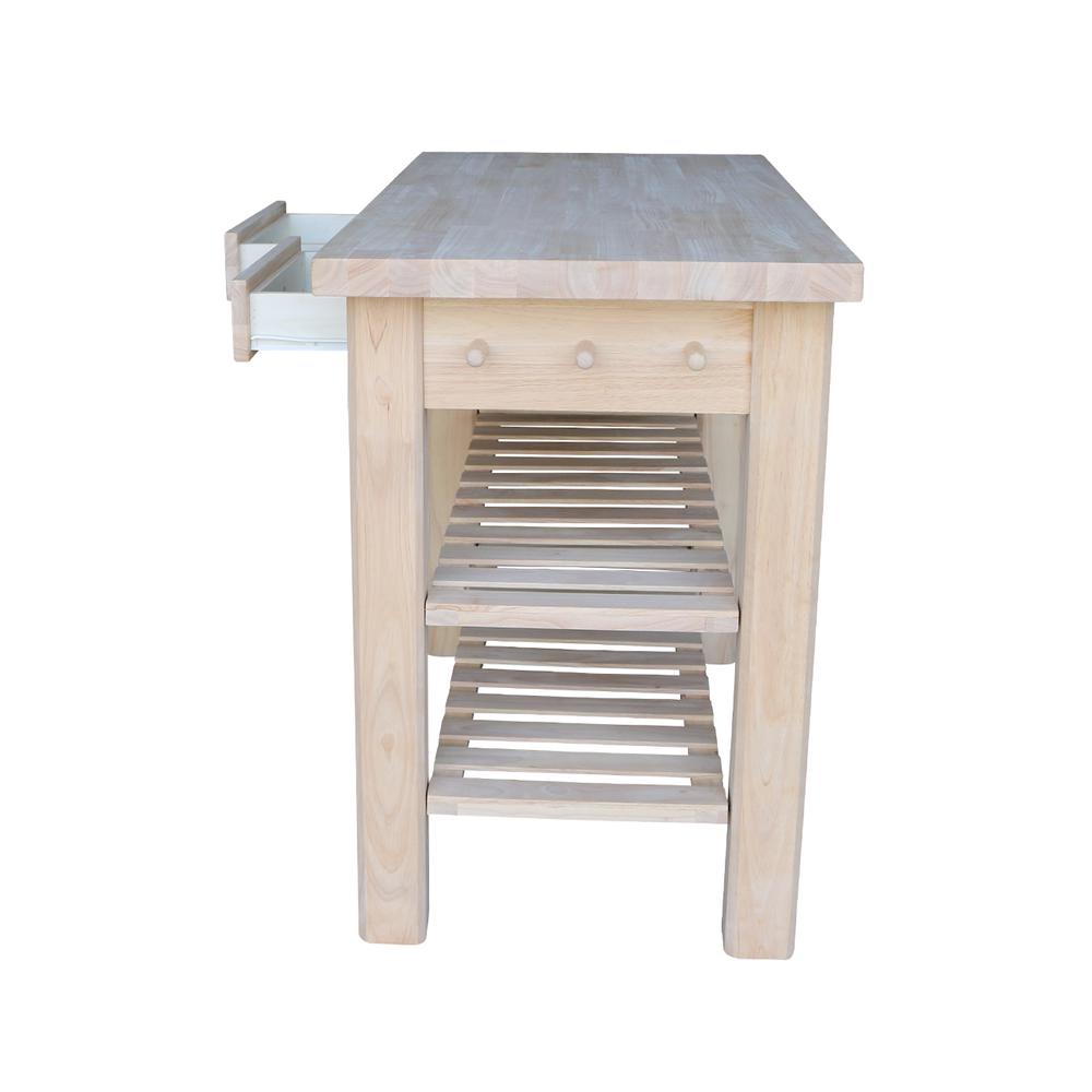 Kitchen Island, Unfinished. Picture 5