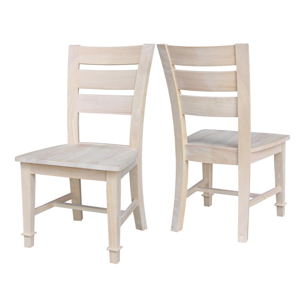 Set of Two Tuscany Chairs, Unfinished. Picture 1