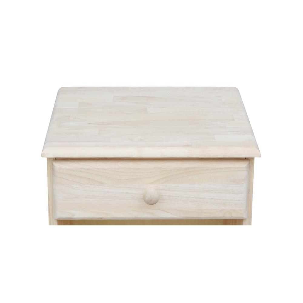 Nightstand , Unfinished. Picture 2