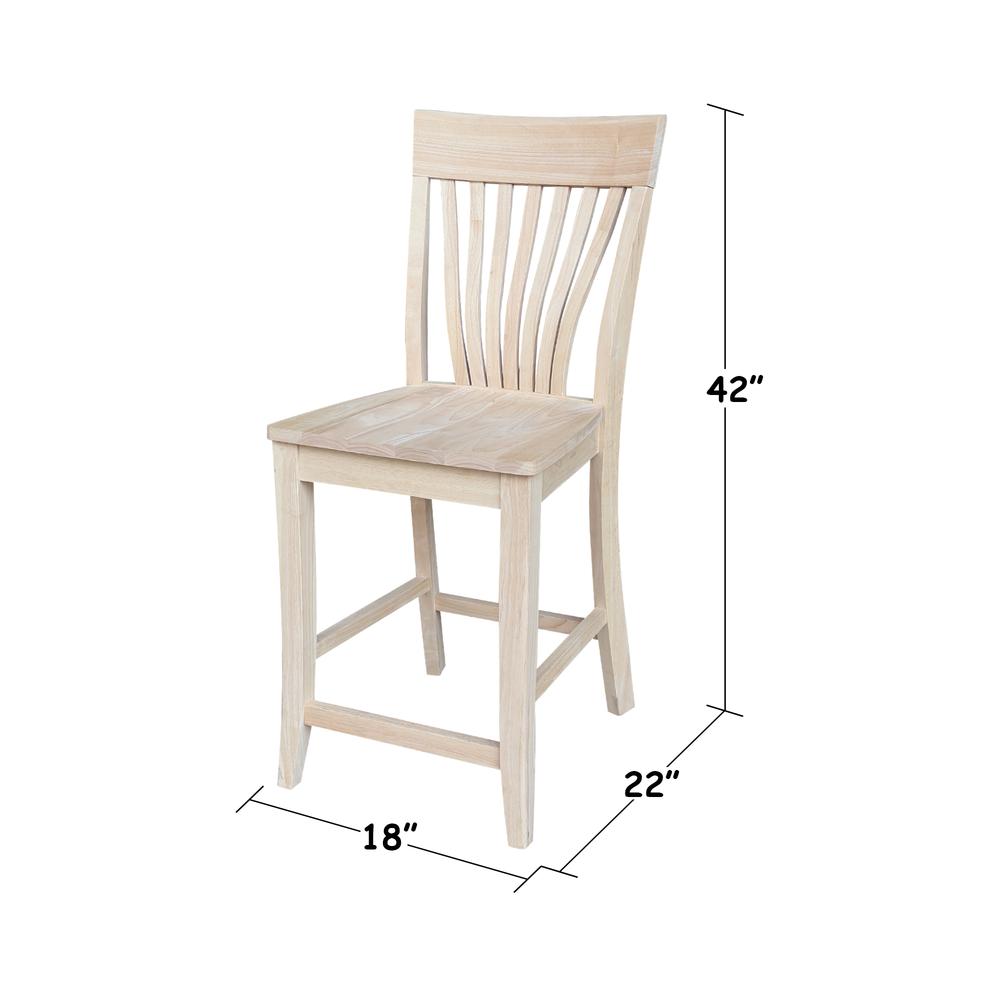 Amanda Counterheight Stool - 24" Seat Height. Picture 6