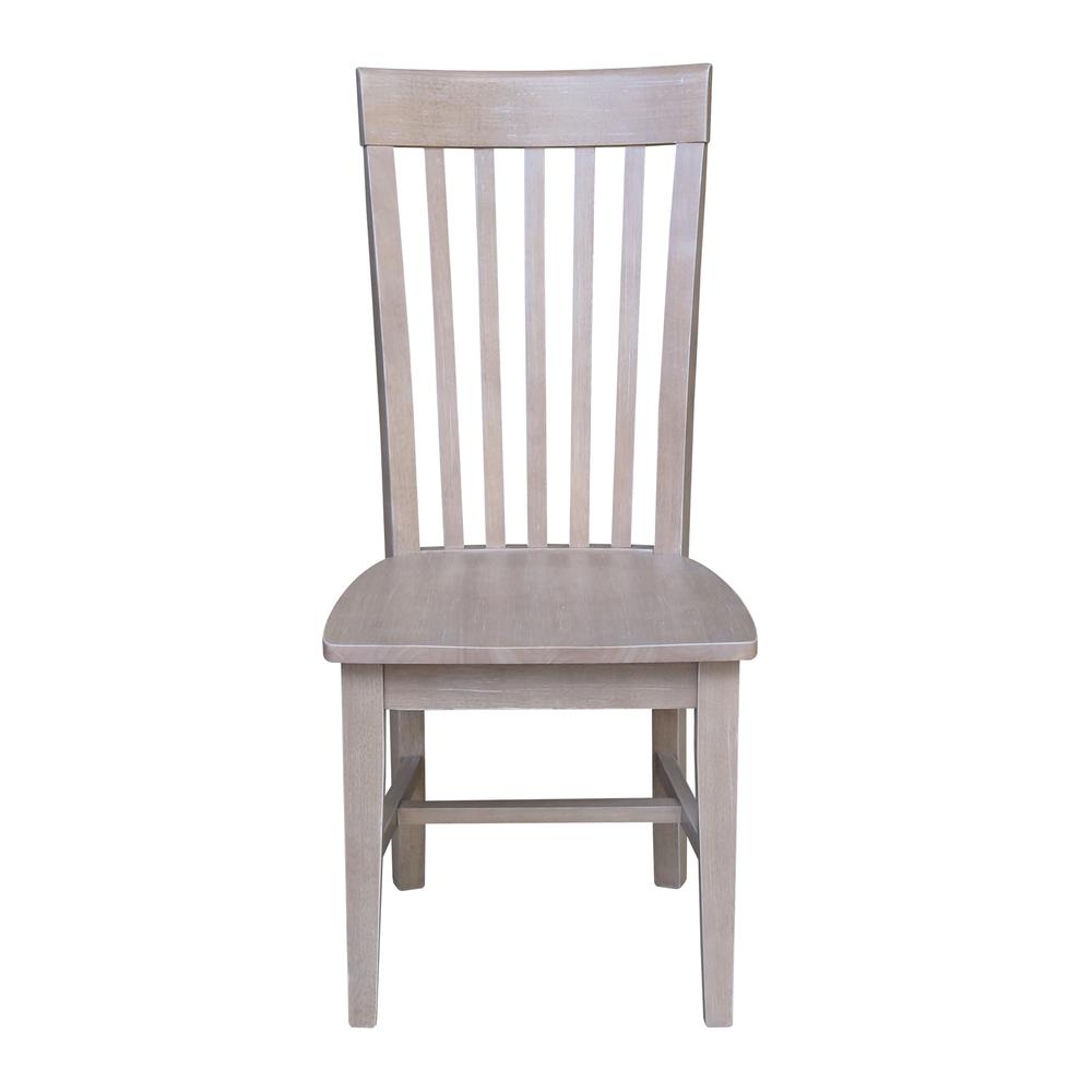 Set of Two Cosmo Mission Chairs, Washed Finish, Washed Gray Taupe. Picture 2