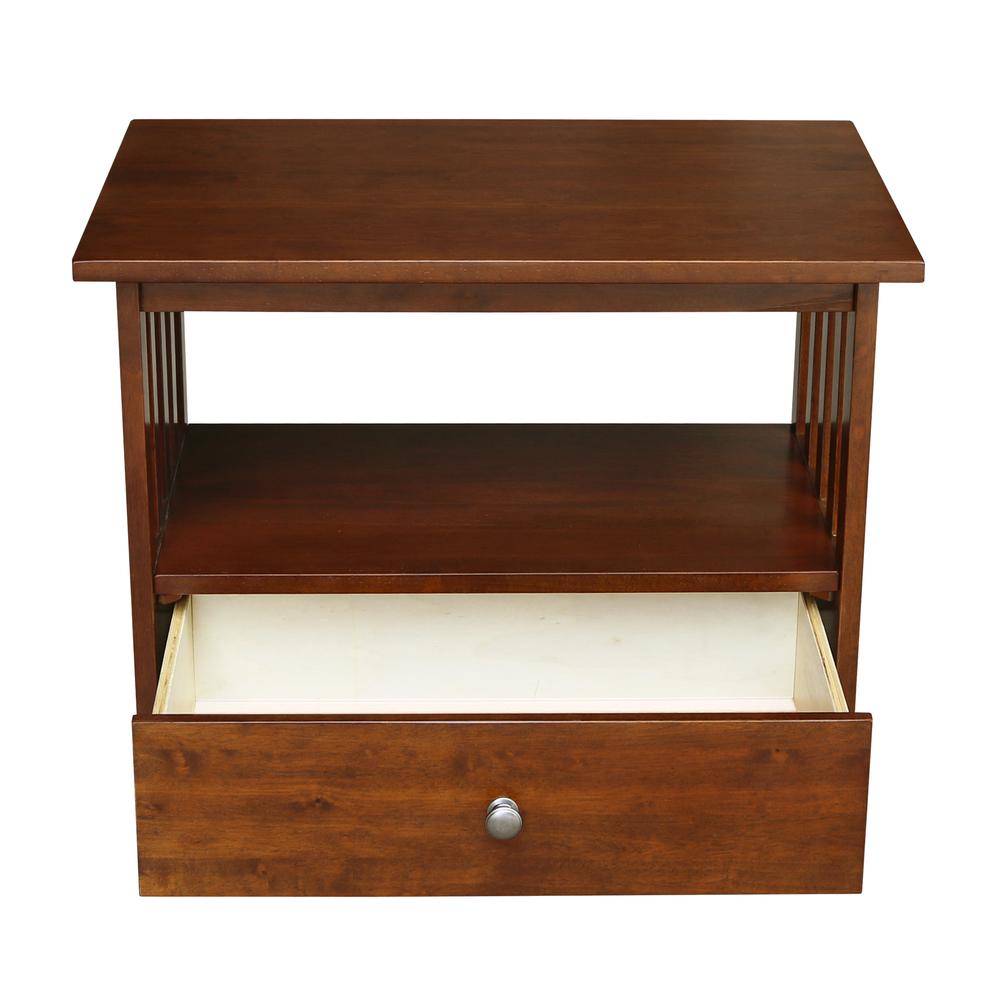 Mission Entertainment / TV Stand - 28", Espresso. Picture 8