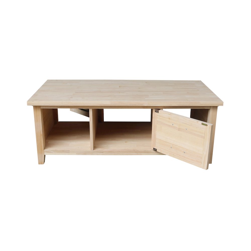 Sanibel Solid Wood Coffee Table. Picture 3