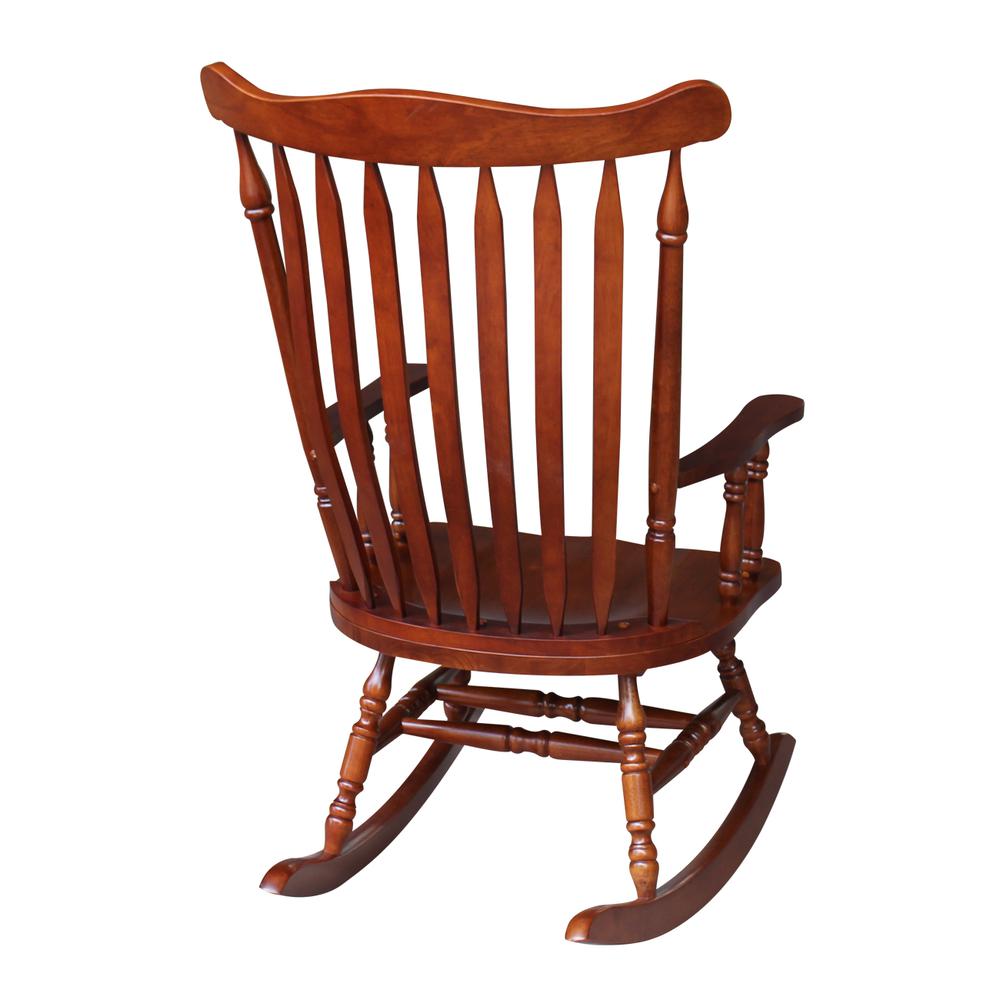 Solid Wood Rocker , Cherry. Picture 1
