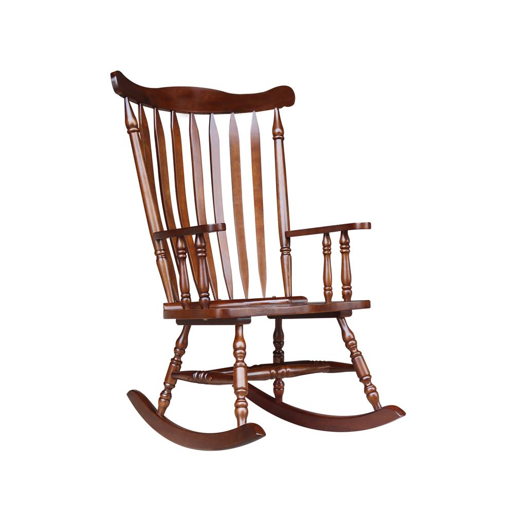 Solid Wood Rocker. Picture 1